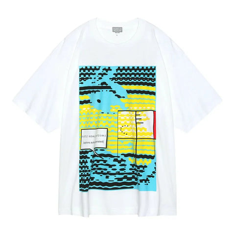 CAV EMPT - "MD PR PR BIG" White T-Shirt
