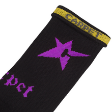 Carpet Company - "C-Star" Black Socks