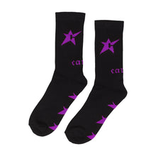 Carpet Company - "C-Star" Black Socks