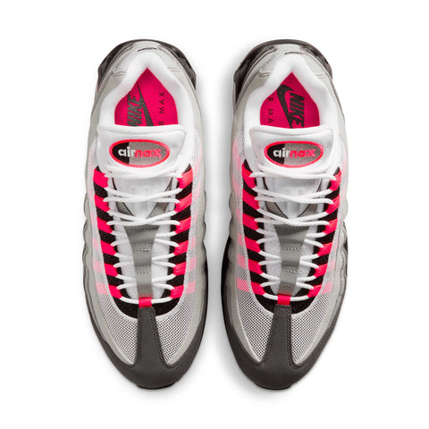 Nike - Air Max 95 Big Bubble "BLACK/SOLAR RED-MEDIUM ASH-DK PEWTER"