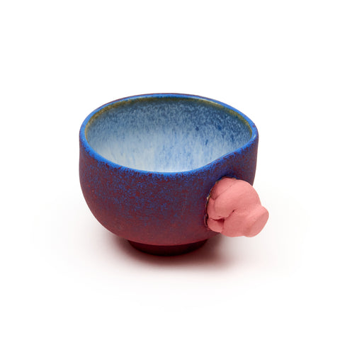 Satoshi Miyashita "Punch Pottery" Ceramic Sake Vessel