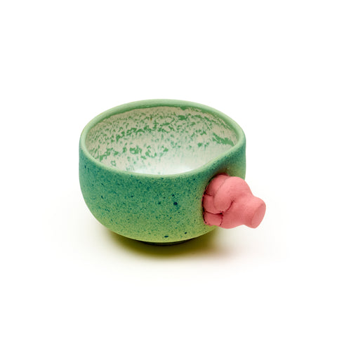 Satoshi Miyashita "Punch Pottery" Ceramic Sake Vessel