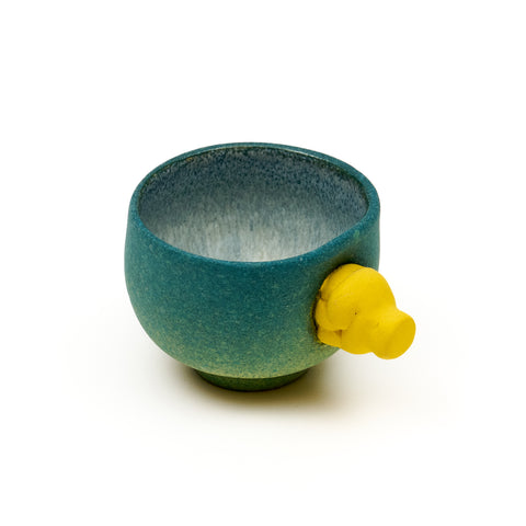 Satoshi Miyashita "Punch Pottery" Ceramic Sake Vessel