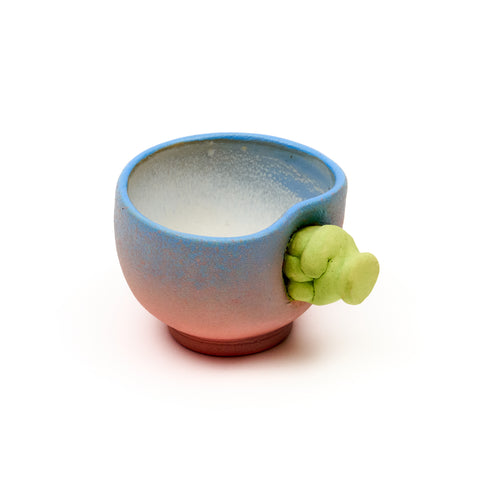 Satoshi Miyashita "Punch Pottery" Ceramic Sake Vessel