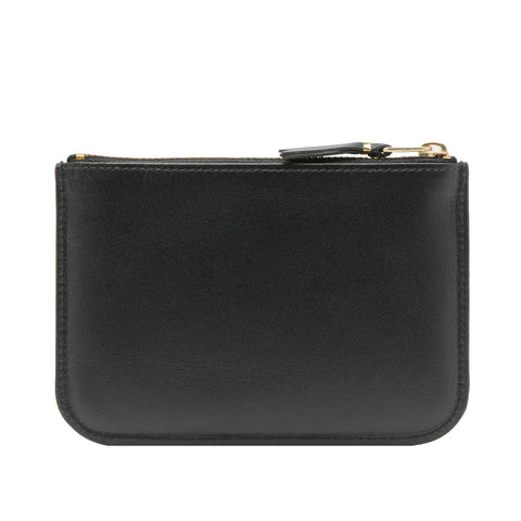 Comme des Garçons Wallets - "Outside Pocket Zip Pouch" Black Wallet