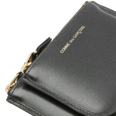 Comme des Garçons Wallets - "Outside Pocket Zip Pouch" Black Wallet