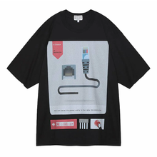 CAV EMPT - "12C_Plugg Big T" Black S/S T-Shirt