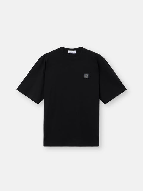 Stone Island  -  Organic Combed Organic Cotton "Black" Jersey S/S T-Shirt