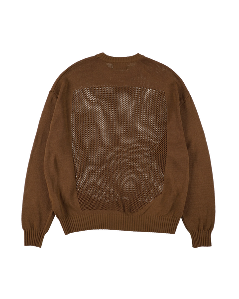 PHINGERIN - "Window Web" Sweater Brown