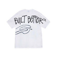 Better™ Gift Shop / Stussy - "Built Better" White S/S T-Shirt