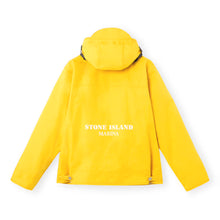 Stone Island Marina - "Aluminium Tela" Ochre Hooded Jacket