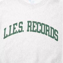 L.I.E.S. Records - "Varsity" Champion Sports Grey Crewneck