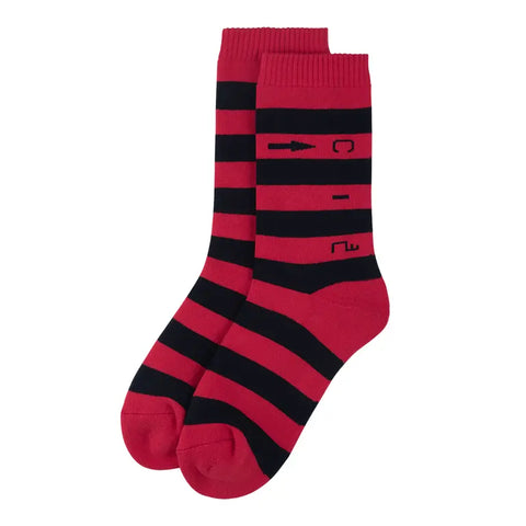 CAV EMPT - →C.2 STRIPE SOCKS RED