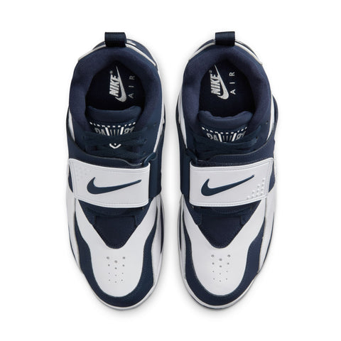 Nike Air Diamond Turf White/College Navy-Metallic Silver