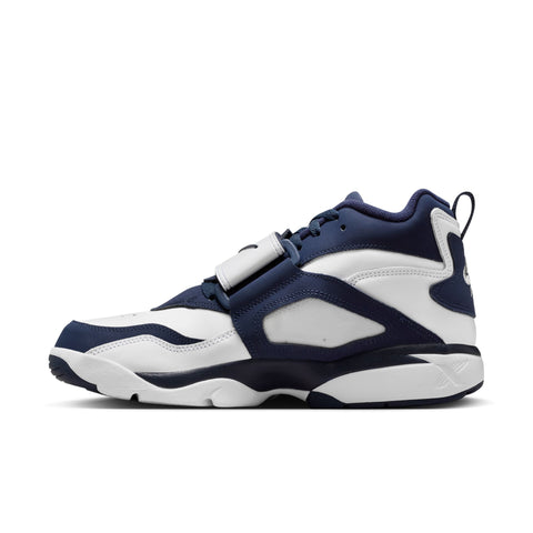Nike Air Diamond Turf White/College Navy-Metallic Silver
