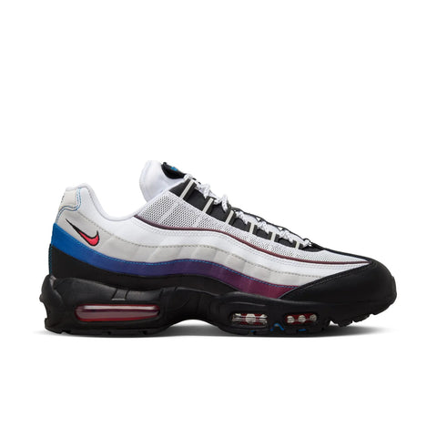 Nike - "Air Max 95 Premium" White/University Red-Blue Jay-Black