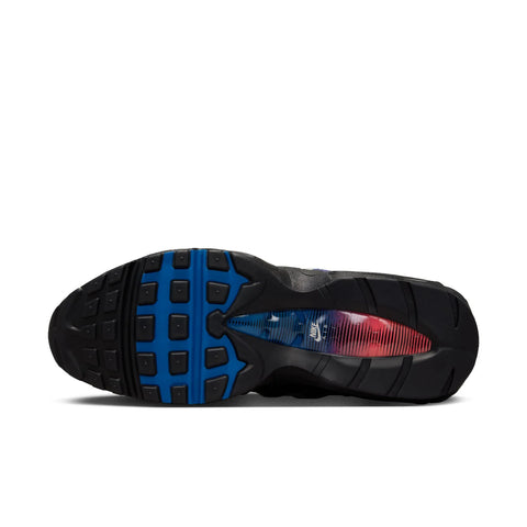 Nike - "Air Max 95 Premium" White/University Red-Blue Jay-Black