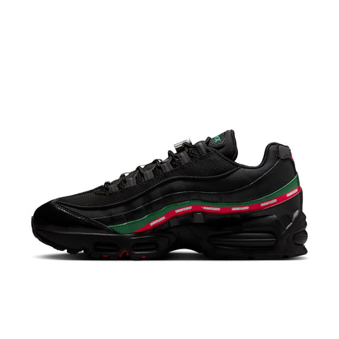 Nike Air Max 95 x UNDEFEATED Black/Metallic Silver-Gorge Green