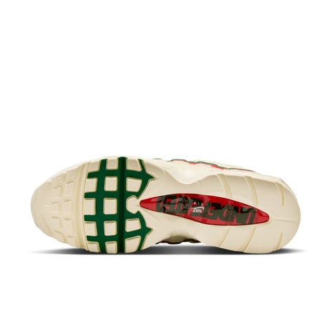 Nike Air Max 95 x UNDEFEATED Sail/Metallic Silver-Gorge Green