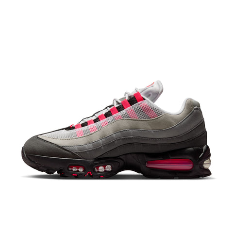 Nike - Air Max 95 Big Bubble "BLACK/SOLAR RED-MEDIUM ASH-DK PEWTER"