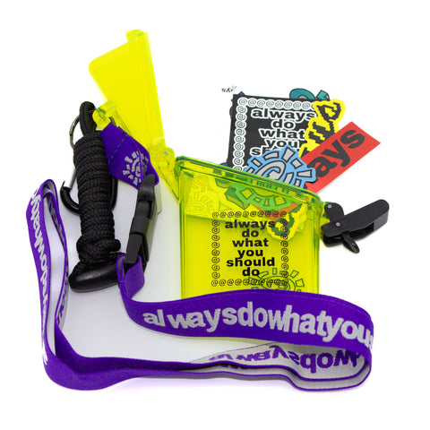 Always Do What You Should Do - Yelow/Clear Case