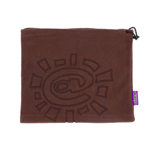 Always Do What You Should Do - "Polar Fleece" Brown Snood