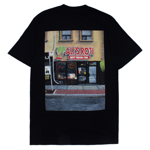 Better™ Gift Shop/Ali's Roti Toronto - "50 years" Black T-Shirt