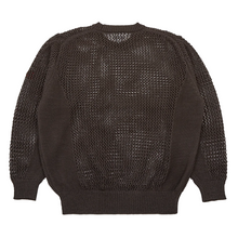 CAV EMPT - Side Mesh Loose Waffle Knit Charcoal