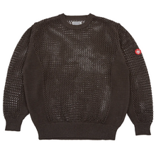 CAV EMPT - Side Mesh Loose Waffle Knit Charcoal