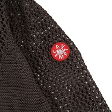 CAV EMPT - Side Mesh Loose Waffle Knit Charcoal