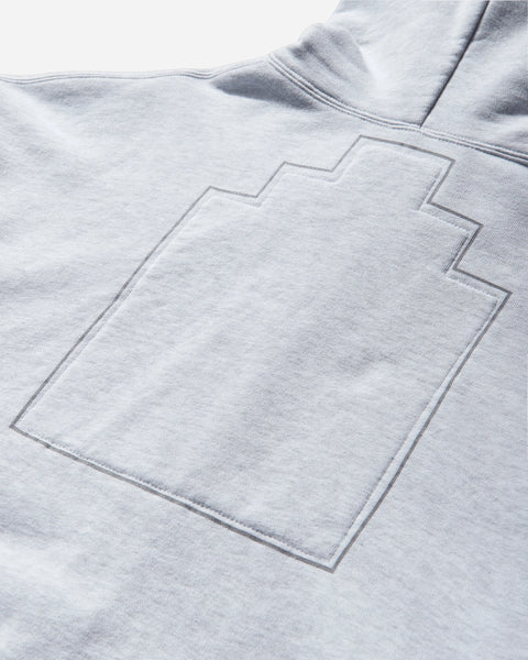 CAV EMPT - "Solid Loose" Grey Zip Hoodie