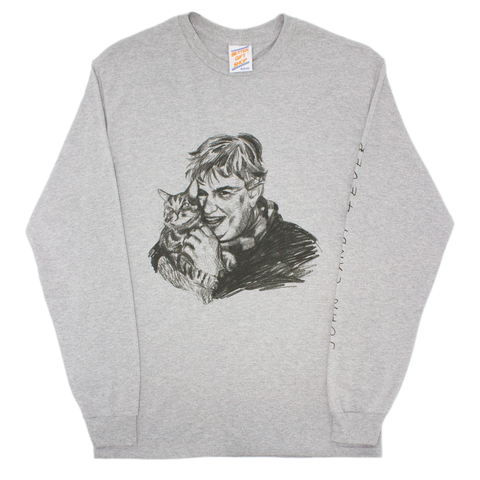 Better™ Gift Shop / John Candy Estate® - "John Candy 4eva" Grey L/S T-Shirt