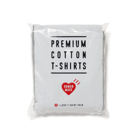 Human Made - "3-Pack" Gray T-Shirt Set