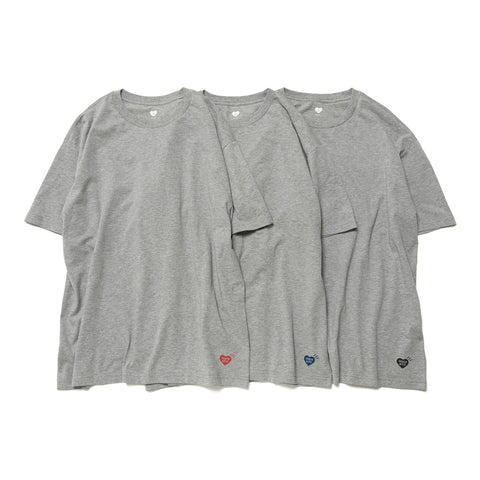 Human Made - "3-Pack" Gray T-Shirt Set