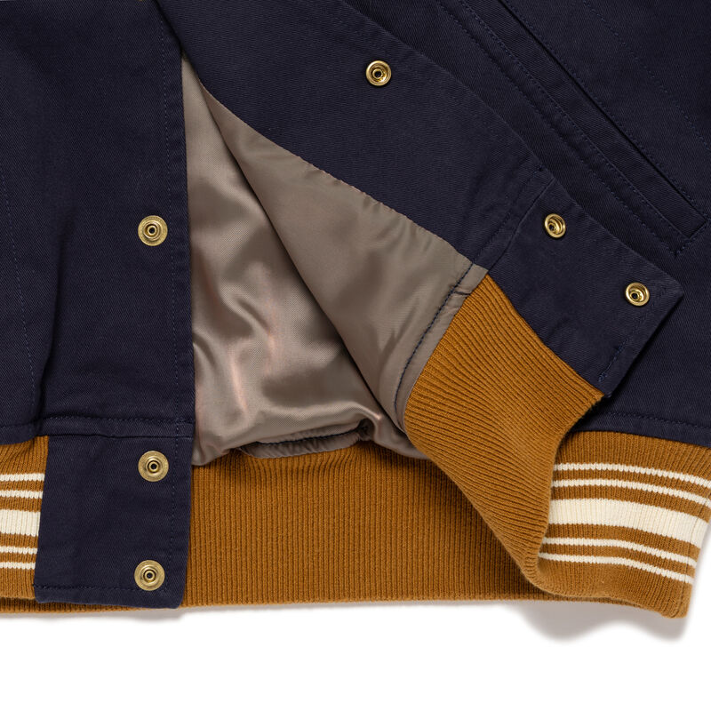 正規品 極美品 HUMAN MADE Baseball Jacket Navy Human Made - Navy BASEBALL JACKET – Better™ Gift Shop