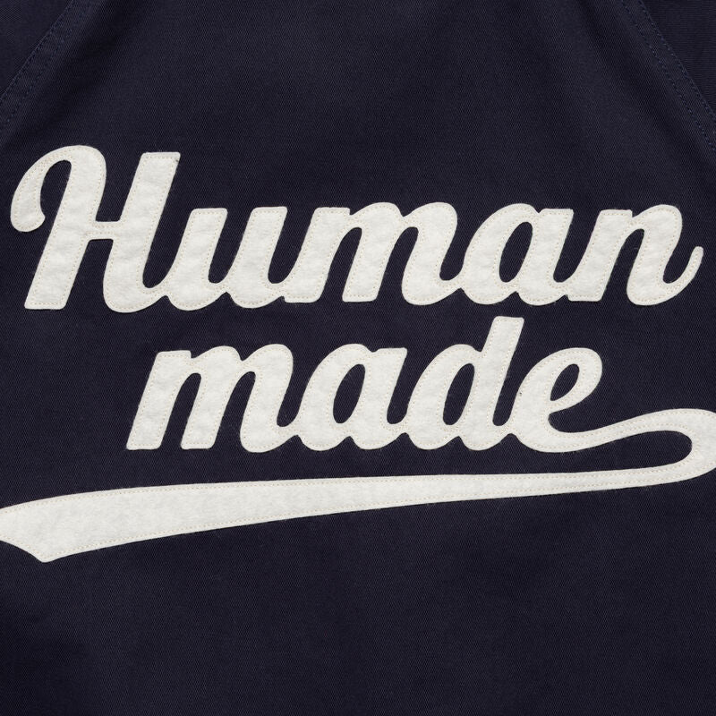 Human Made BASEBALL JACKET - NAVY スタジャン Human Made - Navy BASEBALL JACKET – Better™ Gift Shop