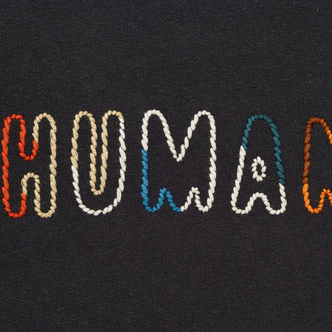 Human Made - "EMBROIDERED" SWEATSHIRT Black