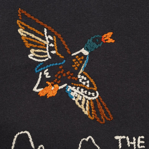 Human Made - "EMBROIDERED" SWEATSHIRT Black