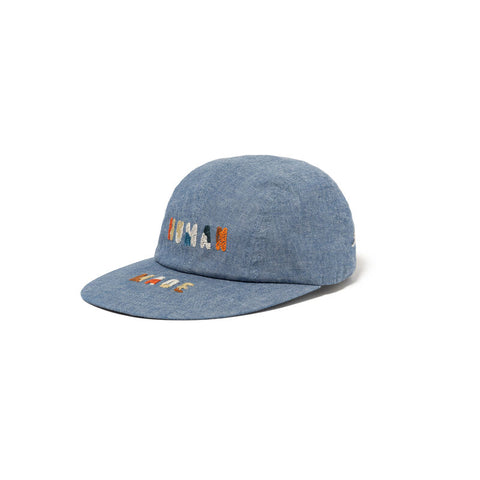 Human Made - 4PANEL CHAMBRAY CAP Blue