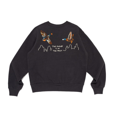 Human Made - "EMBROIDERED" SWEATSHIRT Black