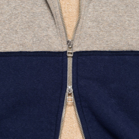 Human Made - GRAY ZIP-UP "AFTER" HOODIE