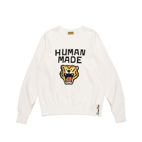 Human Made - WHITE "TSURIAMI" SWEATSHIRT