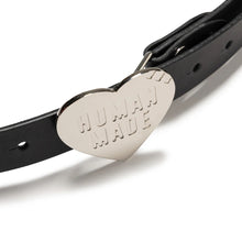 Human Made - "Heart" Silver Leather Belt