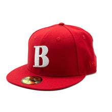 Better™ Gift Shop - "B" 5950 Scarlet/White New Era Fitted