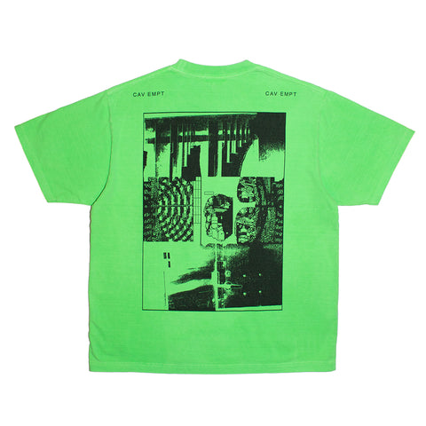 CAV EMPT - "Overdye MD Cirumvent" Green S/S T-Shirt