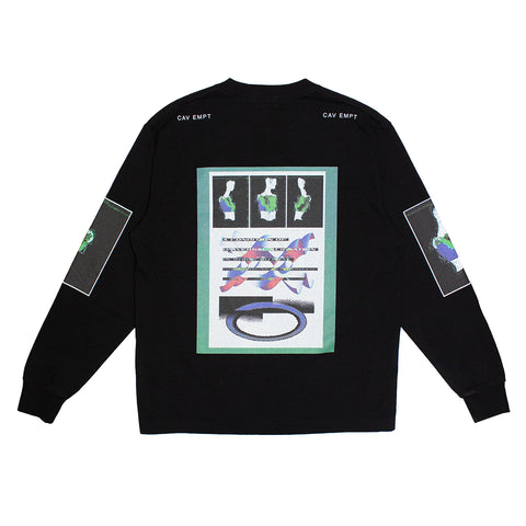 CAV EMPT - "Torshin SEQ" Black L/S T-Shirt