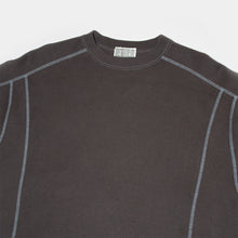 CAV EMPT - "Crewneck DBL Knit" Brown L/S Shirt