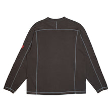 CAV EMPT - "Crewneck DBL Knit" Brown L/S Shirt