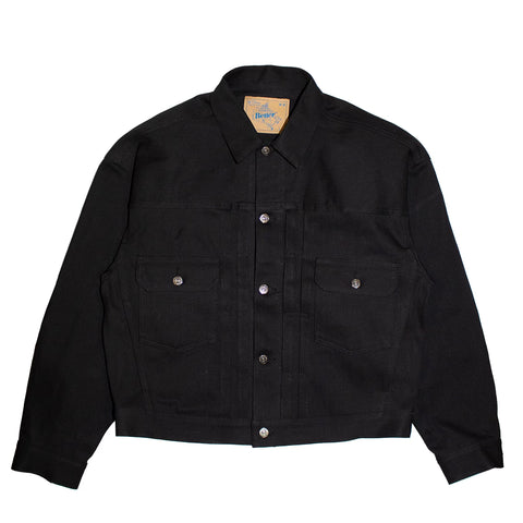 Better™ Gift Shop / OrSlow "Type II" Black Selvedge Denim Jacket