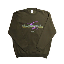 AOI Industry - "H28 Motto" Olive Crewneck